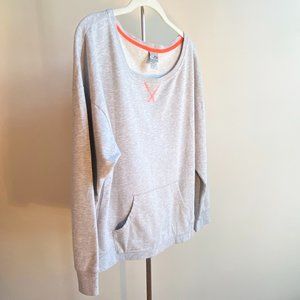 Champion Pink and Gray Sweatshirt w/ Front Pocket